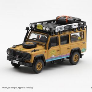*PREORDEN* Mini GT 1:64 Land Rover Defender 110 1998  Camel Trophy Tierra del Fuego CT.36 Romania