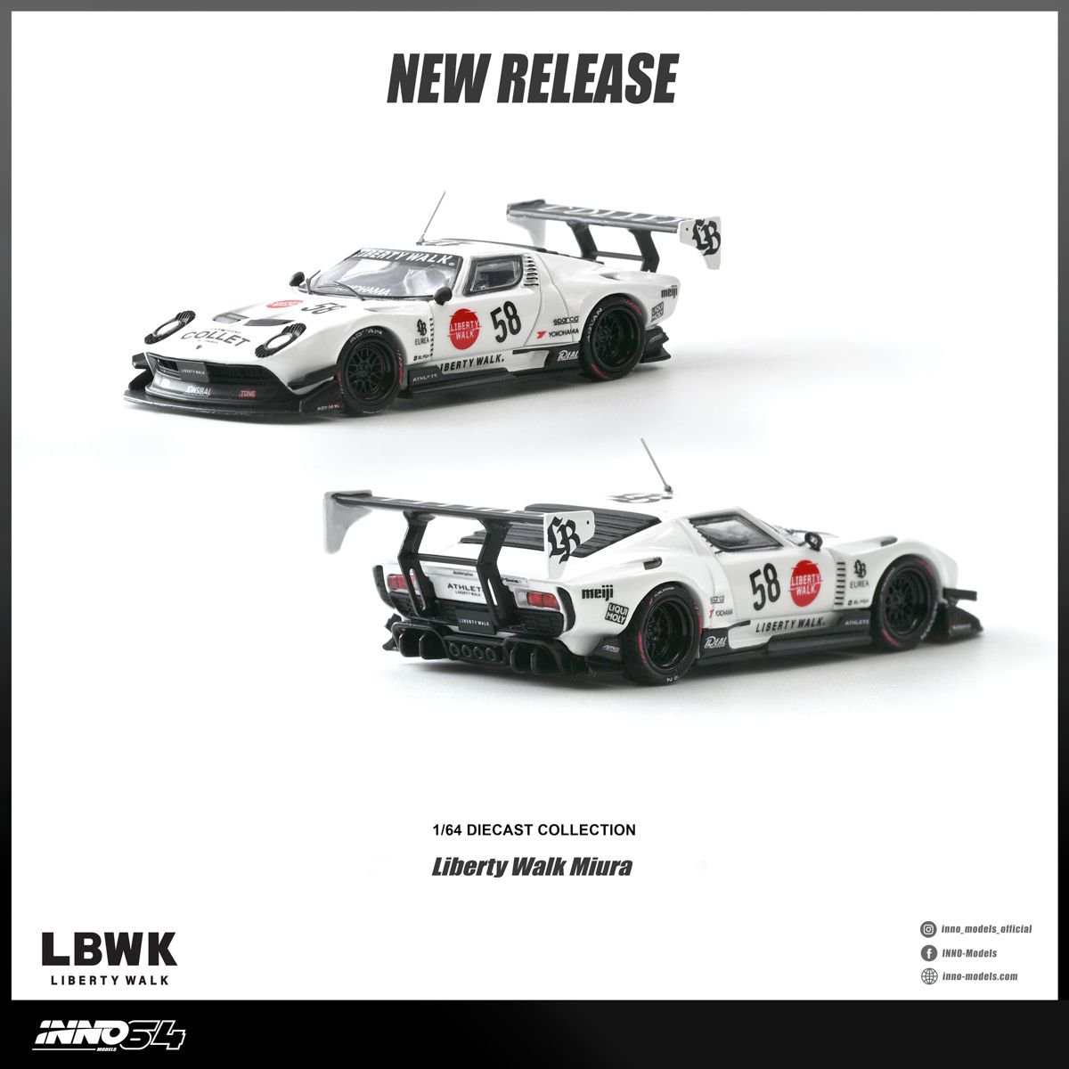 *PREORDEN* INNO64 Lamborghini LB-Silhouette WORKS Miura GT - Imagen 4