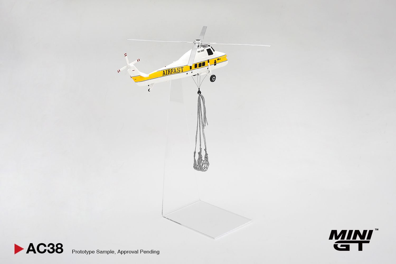 *PREORDEN* Mini GT 1:64 Sikorsky S58T Helicopter 1985 Camel Trophy - Imagen 2