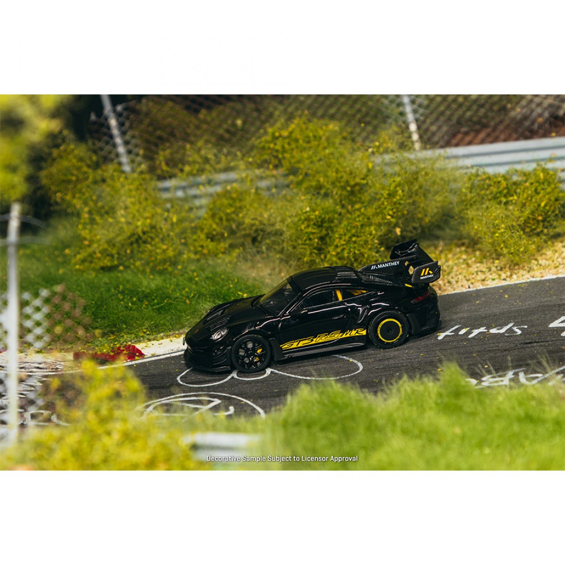 *PREORDEN* Tarmac Special Edition 1:64 Porsche GT3RS (992.2) MR Black Yellow - Imagen 2
