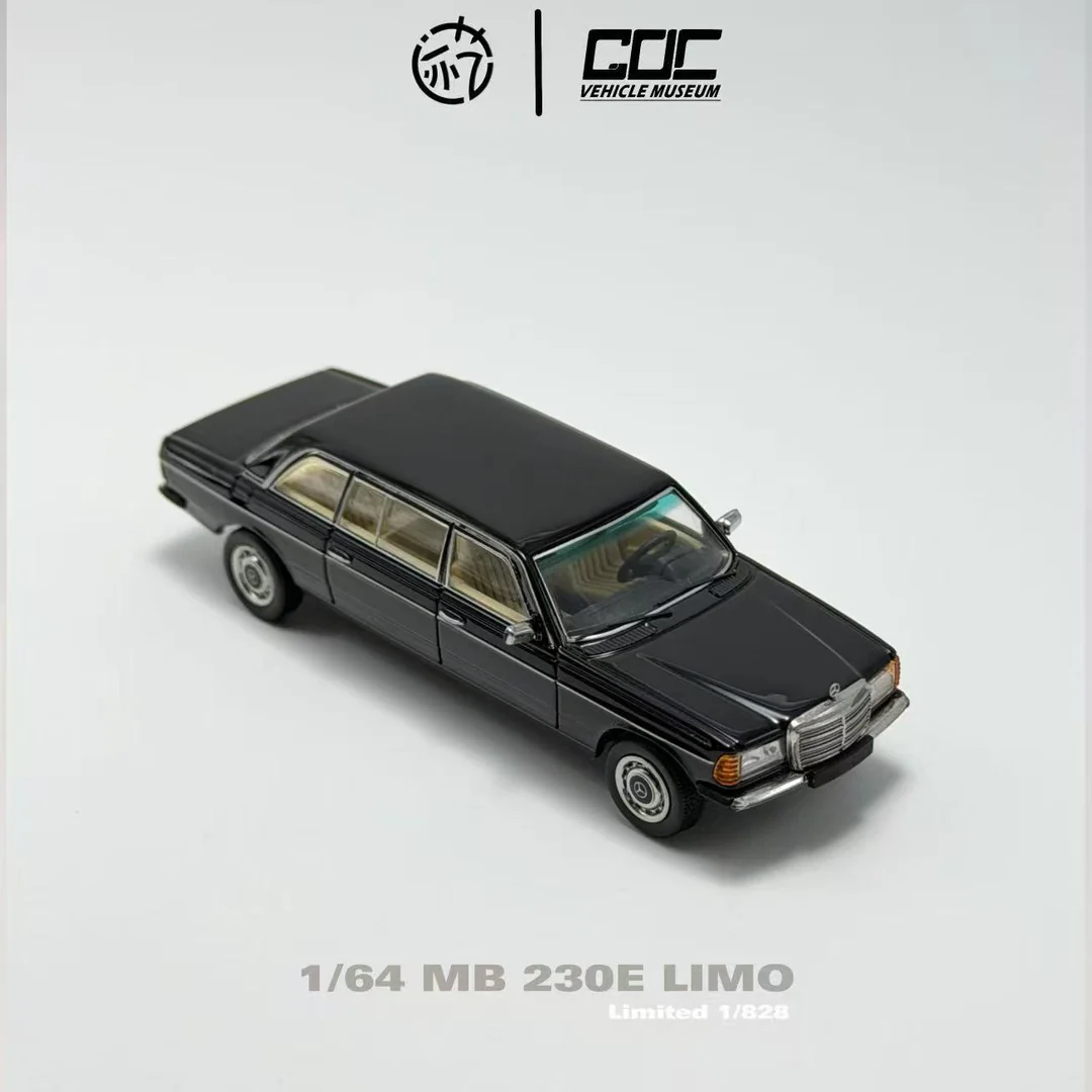 GOC 1:64 Mercedes 230E LIMO Negra W123 (828 unds fabricadas) - Imagen 5
