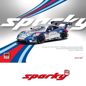 Spark 1:64 Porsche 911 991.2 GT3 R - GPX Martini Racing 24H Spa 2022 Martini VDX Hong Kong Expo