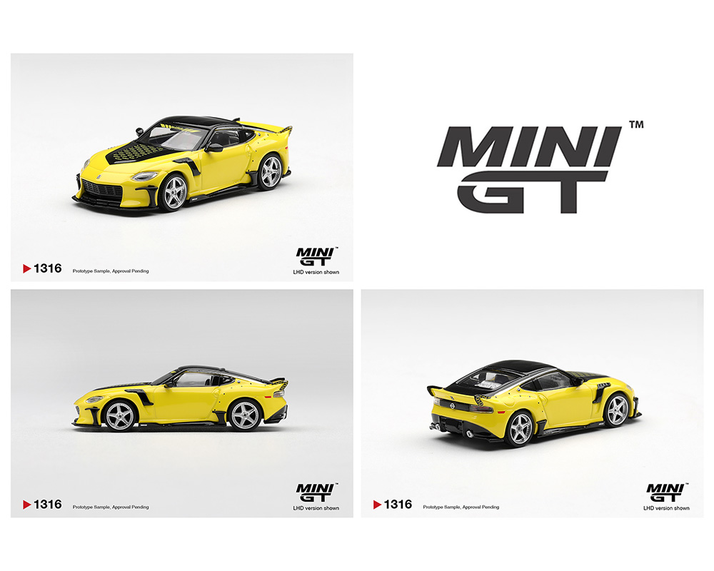 *PREORDEN* Mini GT 1:64 Nissan Z VeilSide FFZ400 Ikazuchi Yellow
