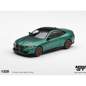 *PREORDEN* Mini GT 1:64 BMW M4 CS Frozen Isle of Man Green Metallic