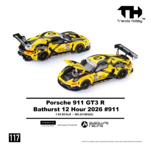 *PREORDEN* Trends Hobby 1:64 Porsche 911 GT3 R - B12H 2026