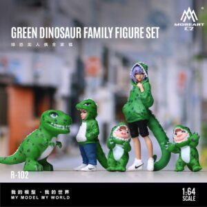 *PREORDEN* MoreArt 1:64 Set Familia Rexy (Fabricados en resina y pintados a mano)
