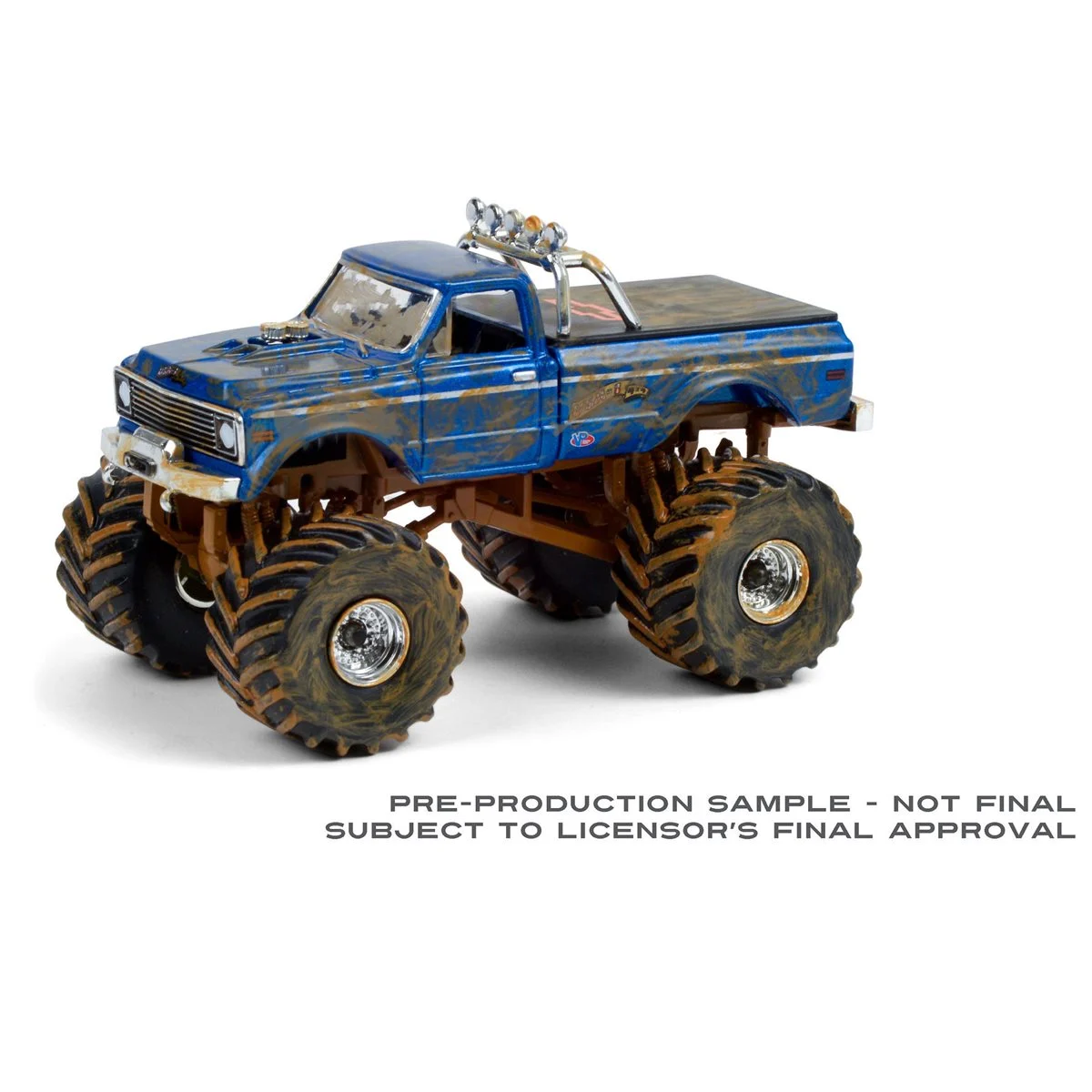 Greenlight 1:64 1970 Chevrolet K-10 Monster Truck USA-1 Versión Sucia - Imagen 2