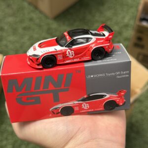Mini GT 1:64 LB★WORKS Toyota GR Supra – Red/White