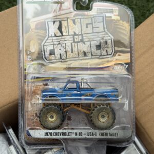 Greenlight 1:64 1970 Chevrolet K-10 Monster Truck USA-1 Versión Sucia