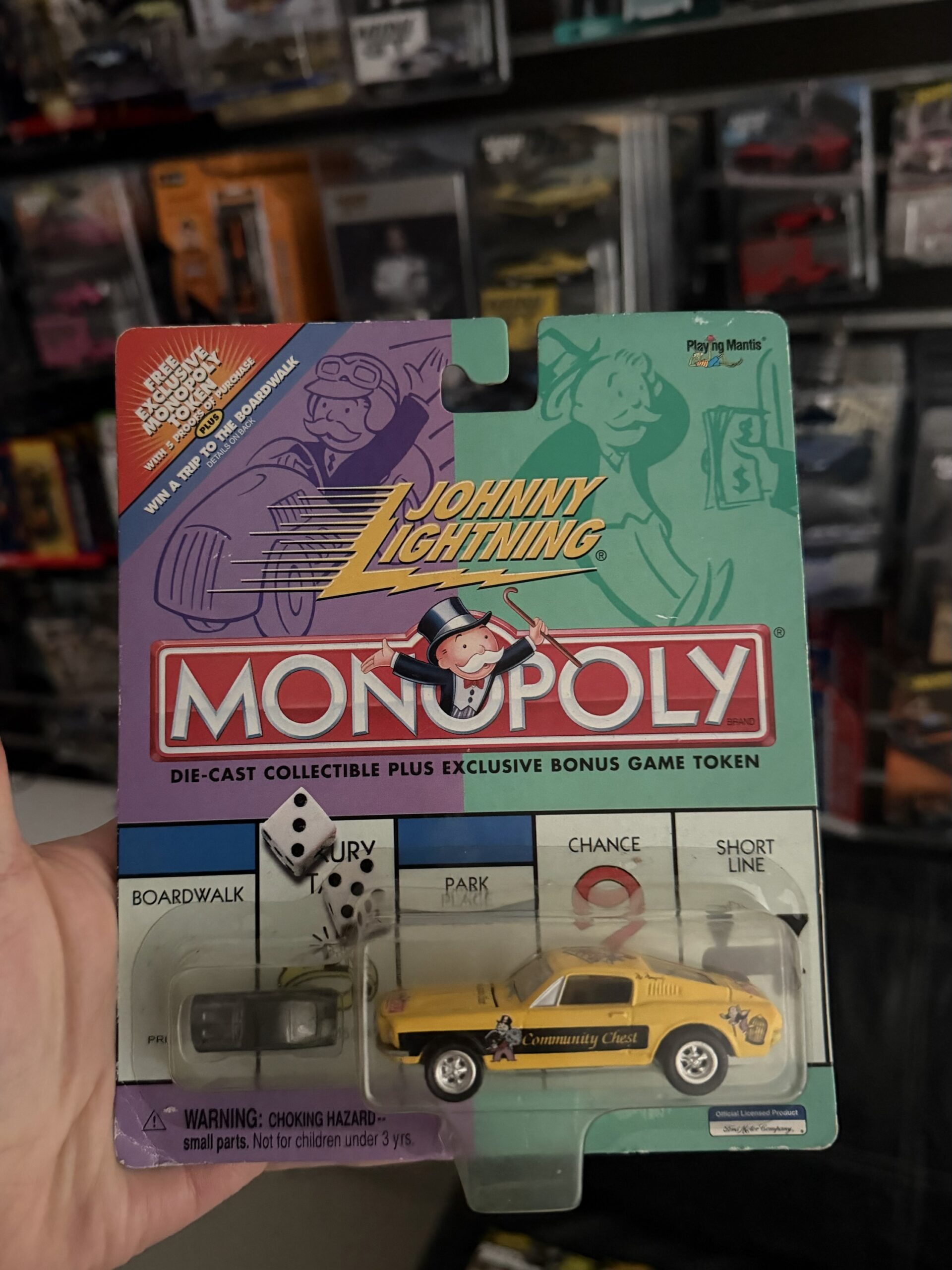 Johnny Lightning 1:64 Monopoly Ford Mustang