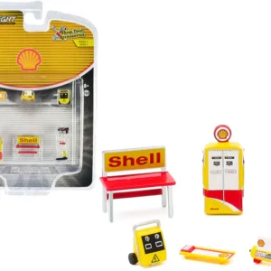 Greenlight 1:64 Body Shop Tool Accessories Series 3 Shell Oil