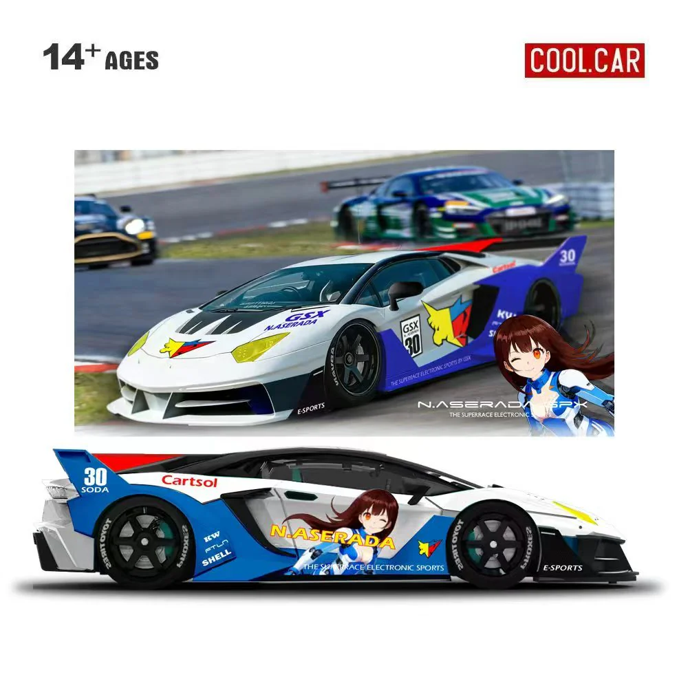 Cool Car 1:64 Lamborghini LP700-4 Aventador GT Evo Itasha