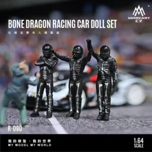 MoreArt 1:64 Pilotos Skeleton (Figuras en resina pintadas a mano)