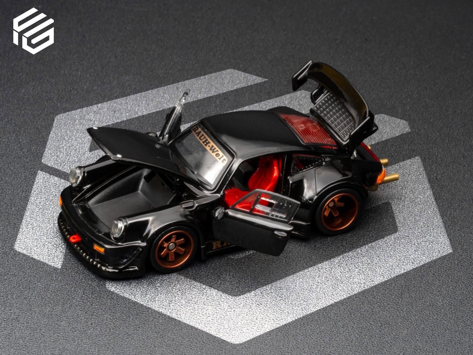 FG Model 1:64 Porsche Rwb 930 Negro - Imagen 3