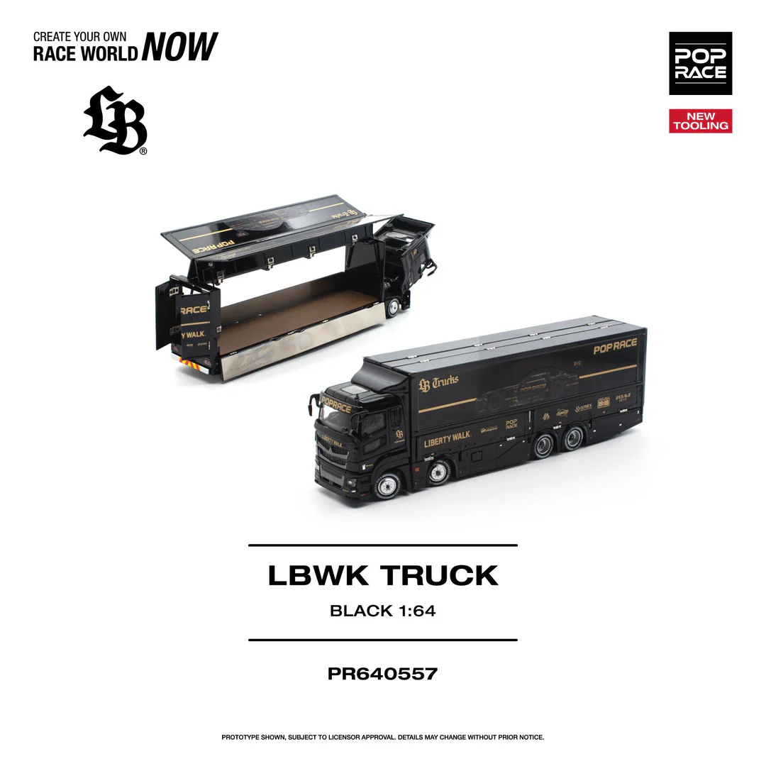 *PREORDEN* Poprace 1:64 LBWK TRUCK BLACK