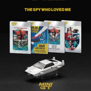 *PREORDENES* Mini GT 1:64 James Bond 007 Lotus Esprit S1 “The Spy Who Loved Me” Submarine Blíster en inglés