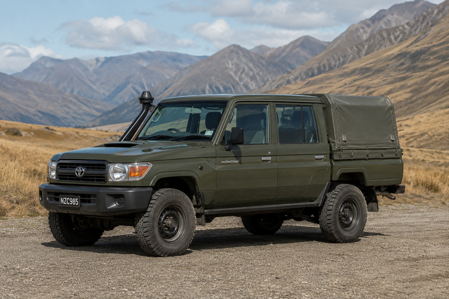Para64 1/64 2014 Toyota Land Cruiser LC79 Military Green - Imagen 8