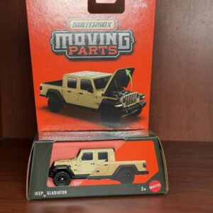Matchbox 1:64 Moving Parts Jeep Galdiator Beige