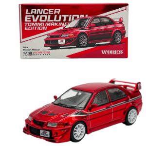 Works Model XCarToys Lancer Evolution VI Tommi Makinen Red Chrome HEC 2026