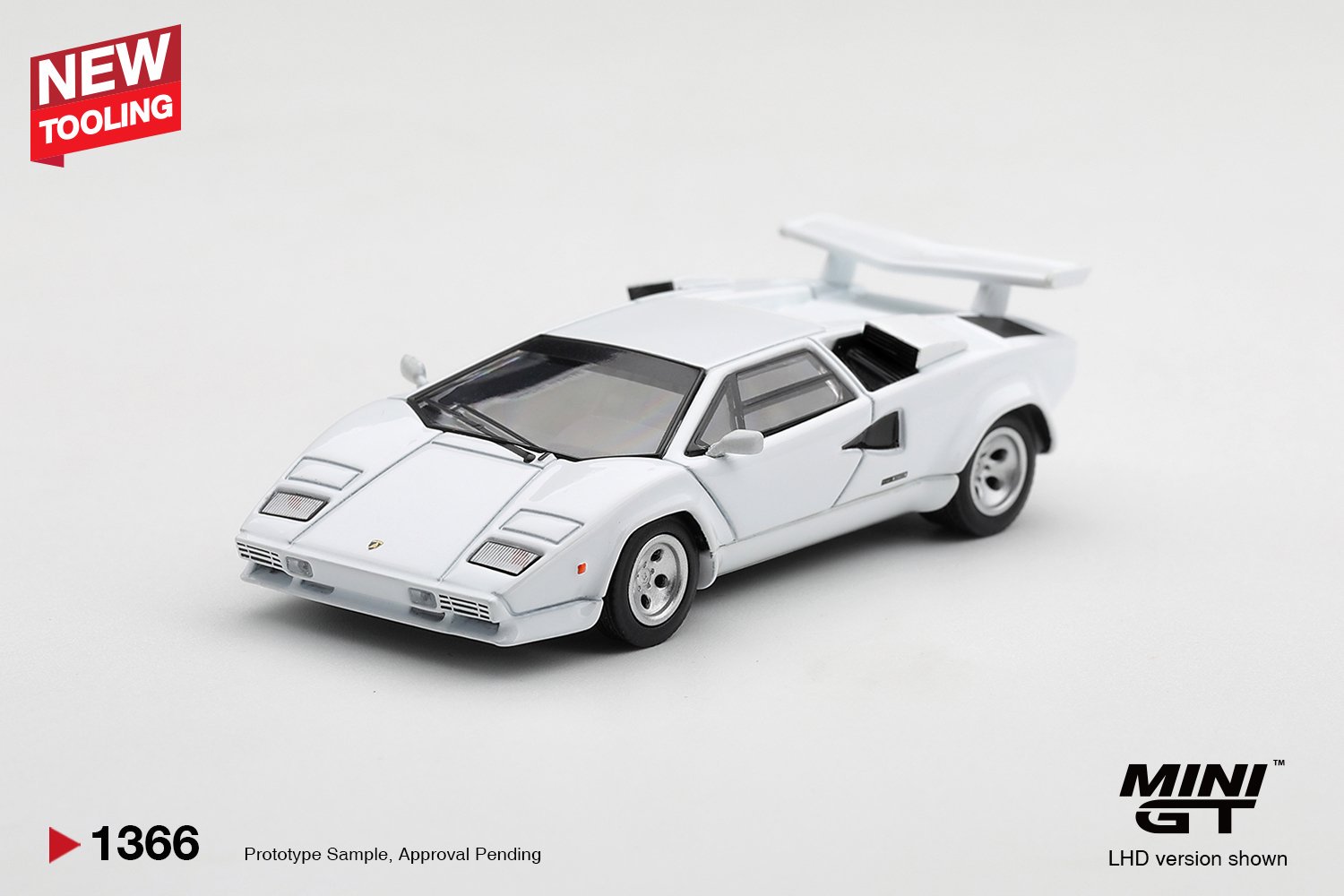 *PREORDEN* Mini GT 1:64 Lamborghini Countach LP500S White