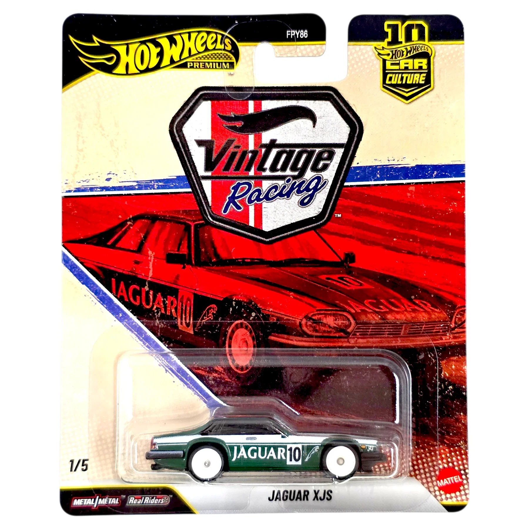 Hot Wheels 1:64 Car Culture 10th Anniversary 2026 Vintage Racing Jaguar XJS - Imagen 2
