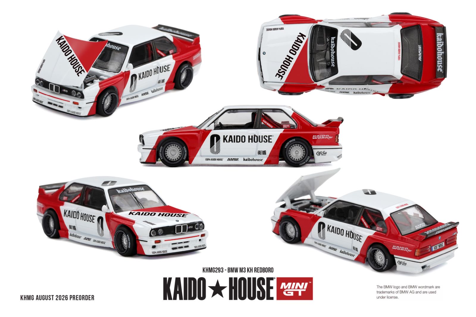 *PREORDEN* Kaido House x Mini GT 1:64 BMW M3 KH REDBORO