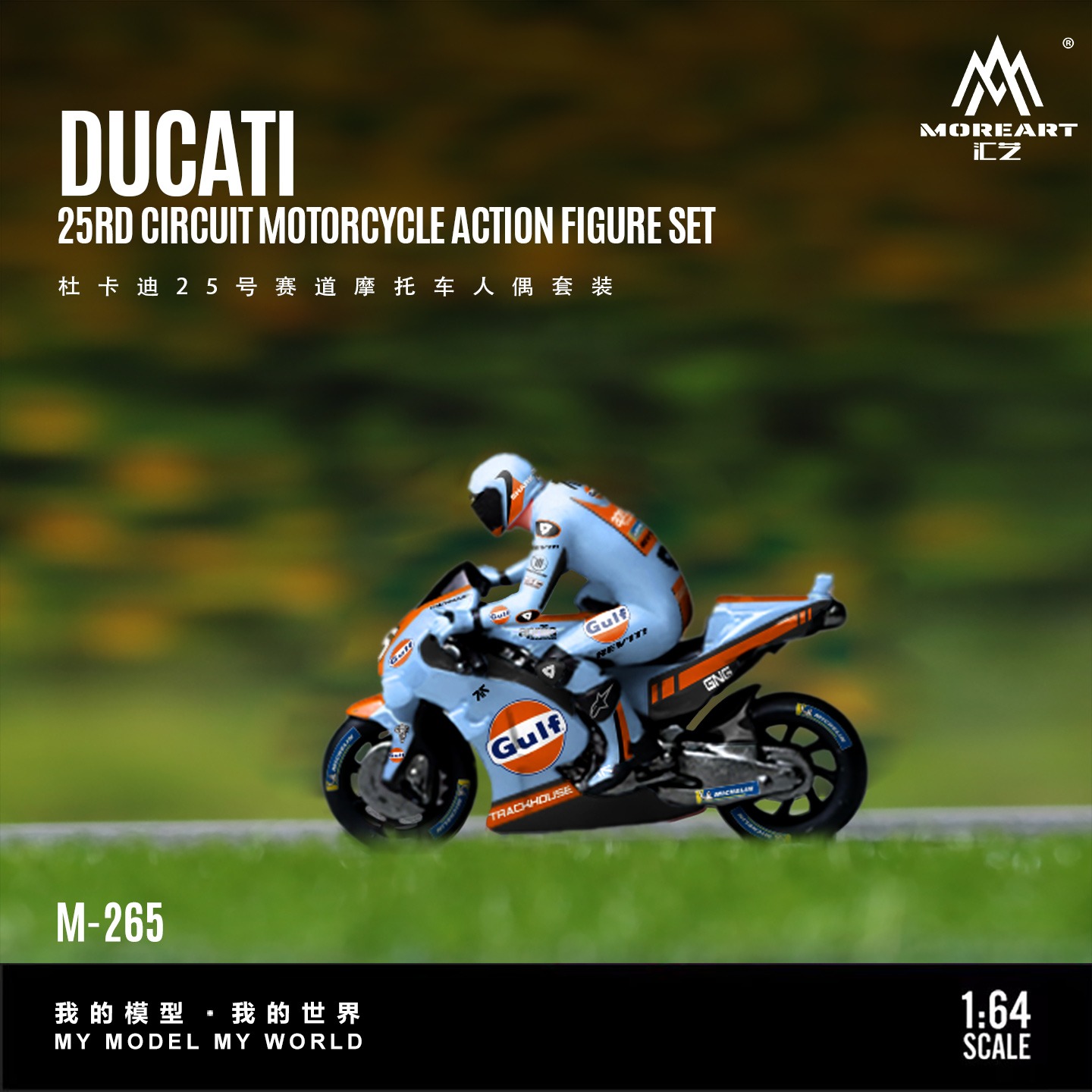 *PREORDEN* MoreArt 1:64 Ducati 25 Gulf Racing - Imagen 5