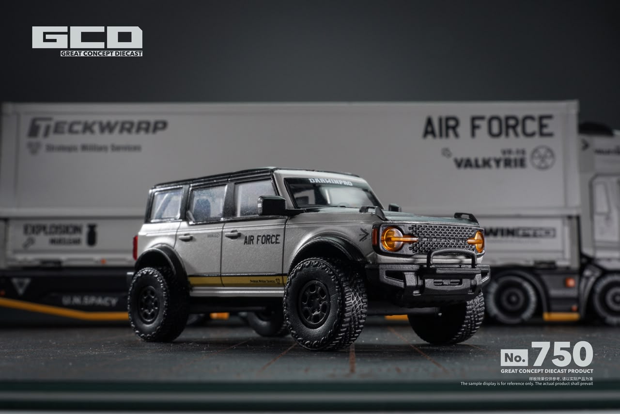 *PREORDEN* GCD 1:64 Ford Bronco Wild Horse DarwinPRO AIR FORCE - Imagen 4
