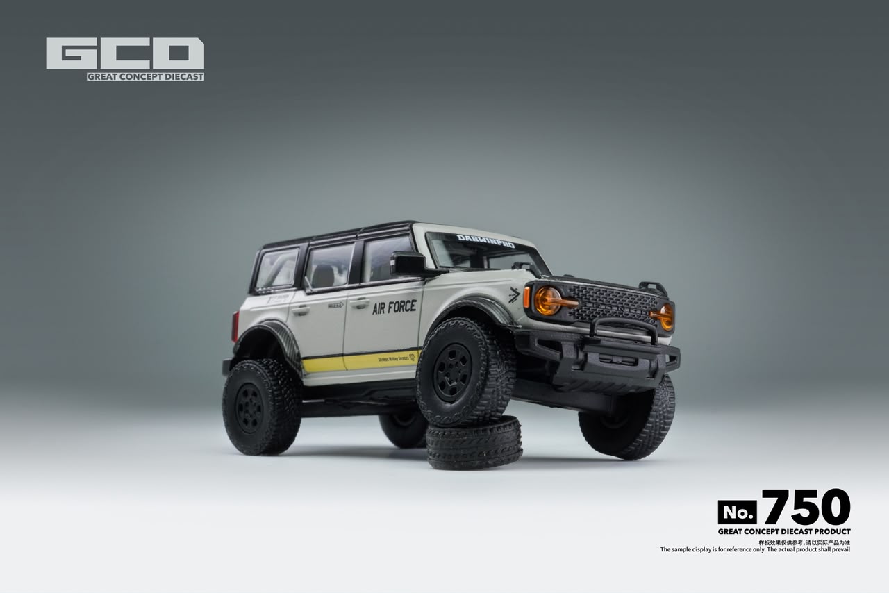 *PREORDEN* GCD 1:64 Ford Bronco Wild Horse DarwinPRO AIR FORCE - Imagen 2