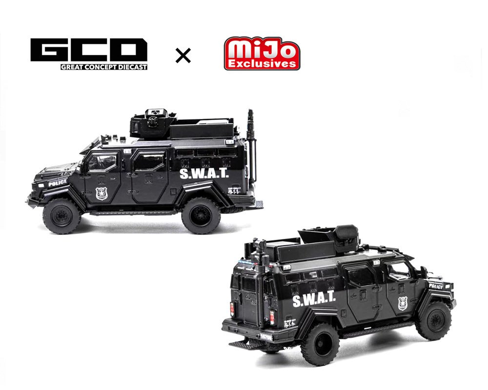 *PREORDEN* GCD 1:64 S.W.A.T. TACTICAL ARMOR VEHICLE CON FIGURAS - Imagen 3