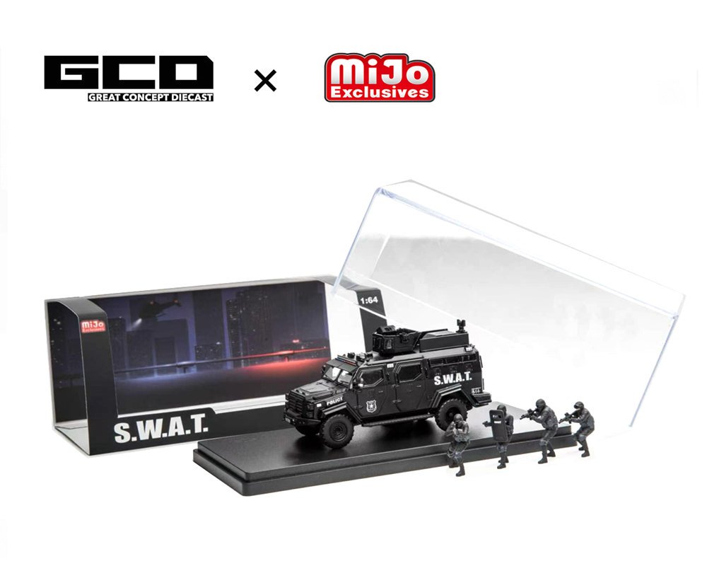 *PREORDEN* GCD 1:64 S.W.A.T. TACTICAL ARMOR VEHICLE CON FIGURAS - Imagen 4