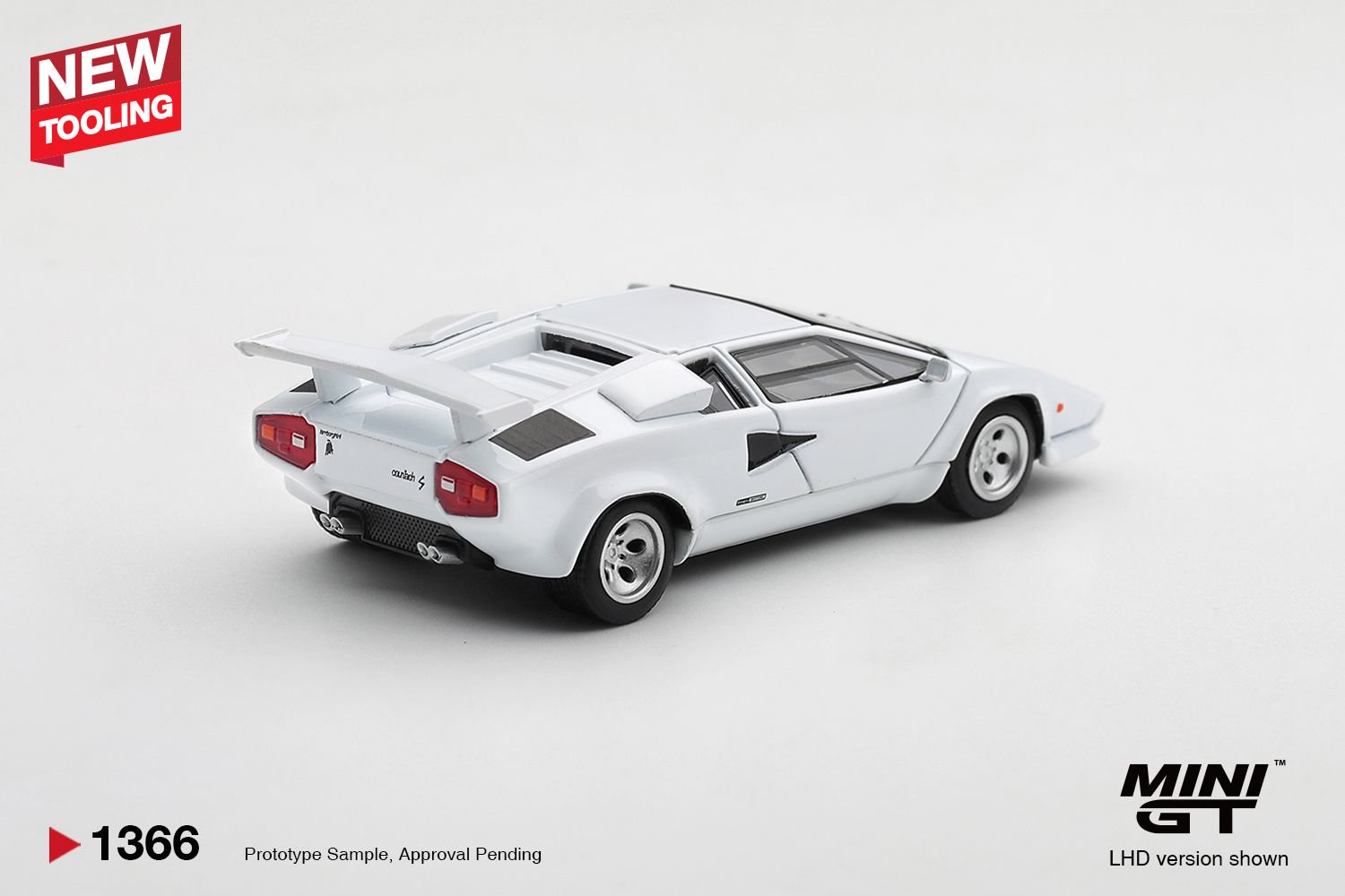 *PREORDEN* Mini GT 1:64 Lamborghini Countach LP500S White - Imagen 3
