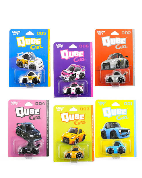 Mini GT Set de 6 QUBE Carz 1era Serie - Imagen 3