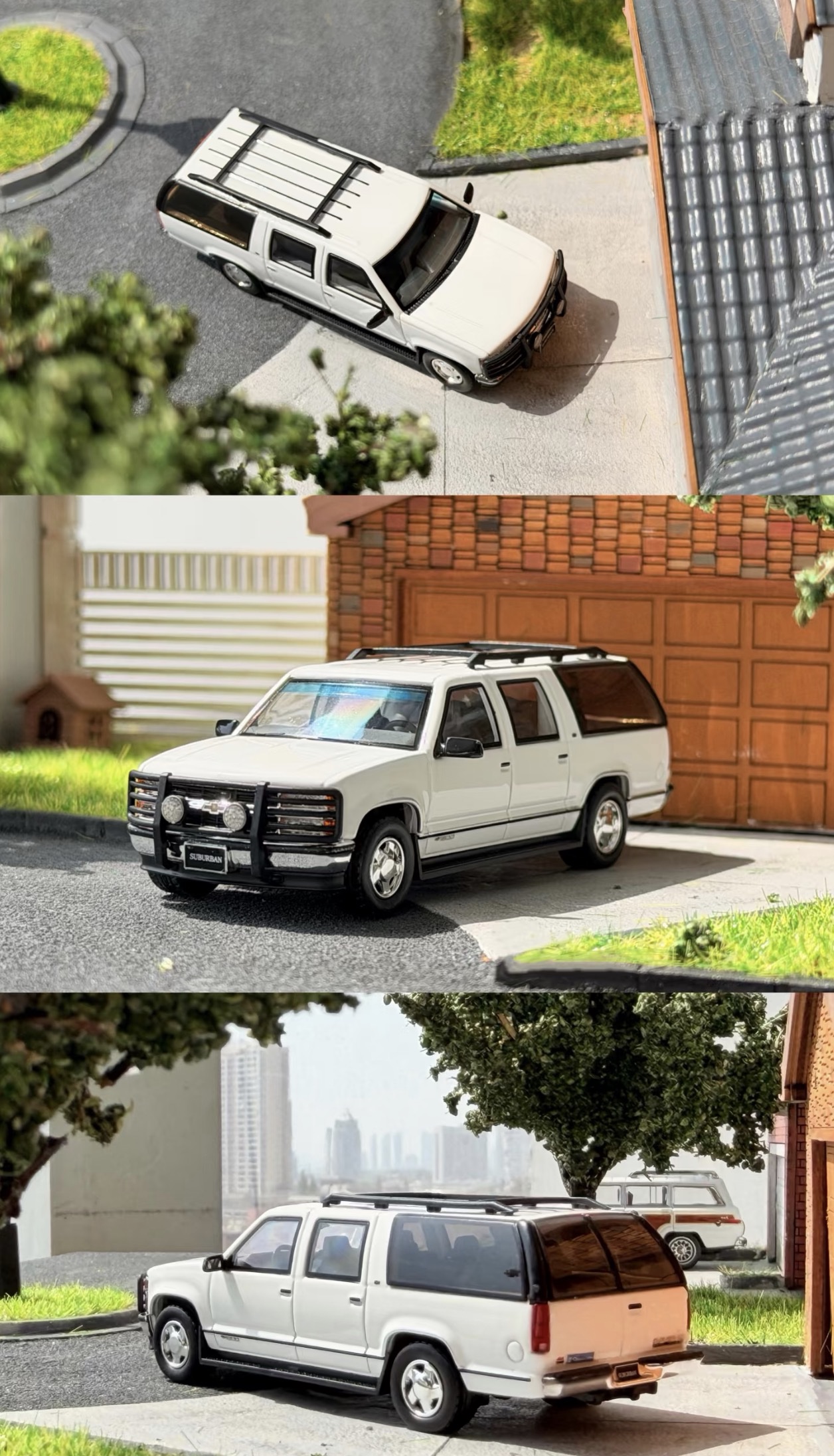 Bliss 1:64 GMC Suburban GMT400 Blanco - Imagen 2