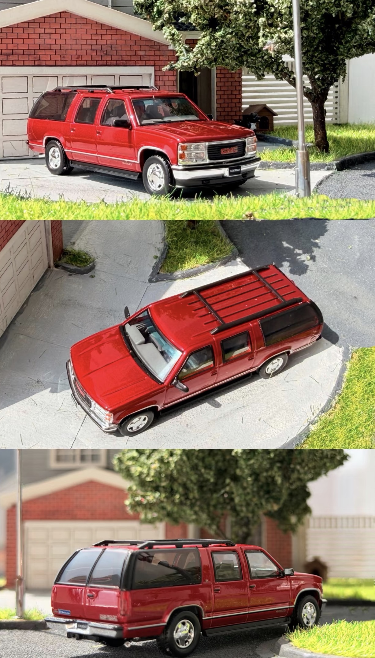 Bliss 1:64 GMC Suburban GMT400 Rojo - Imagen 2