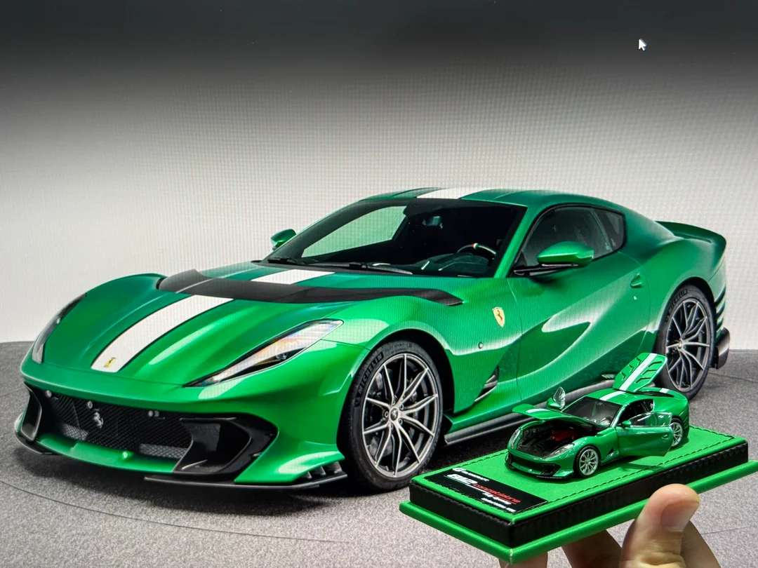 GlamCraft 1:64 Ferrari 812C Metallic Green - Imagen 2