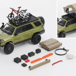 GCD 1:64 Toyota 4Runner Verde con Accesorios