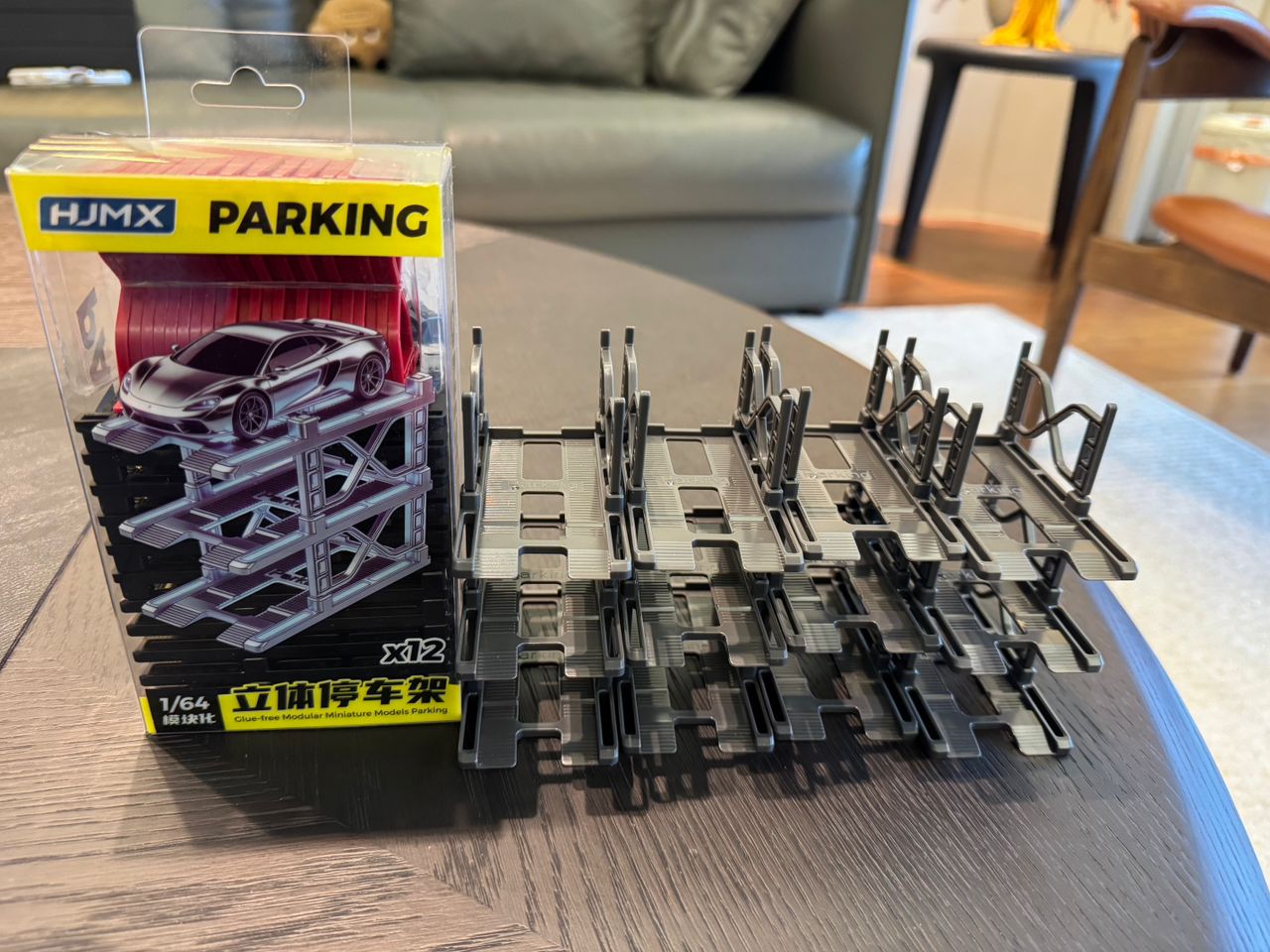 HJMX 1:64 Elevadores Modulares para 12 carros Gris - Imagen 2