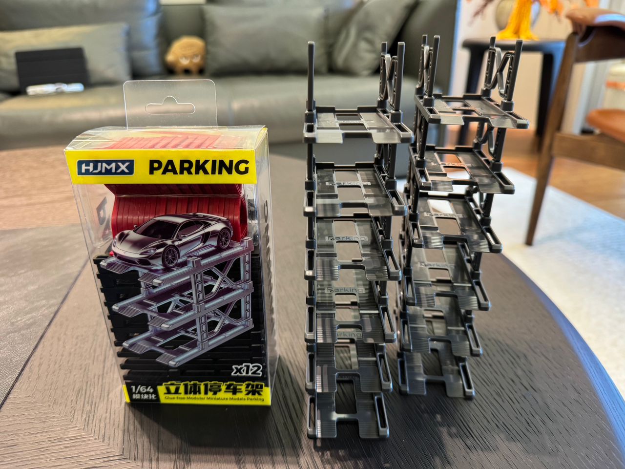 HJMX 1:64 Elevadores Modulares para 12 carros Gris