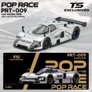 *PREORDEN* Pop Race 1:64 Mazda 787B Test Car Silver Chrome
