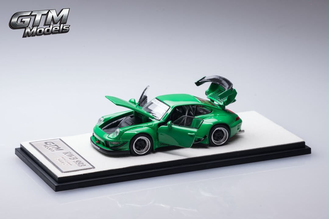 *PREORDEN* GTM 1:64 Porsche RWB993 Verde