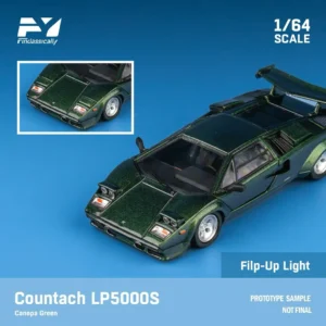 Finclassically 1:64 Lamborghini Countach LP5000s Verde