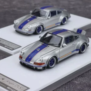 Zincit 1:64 Porsche 911 DLS Singer Plata/Azul