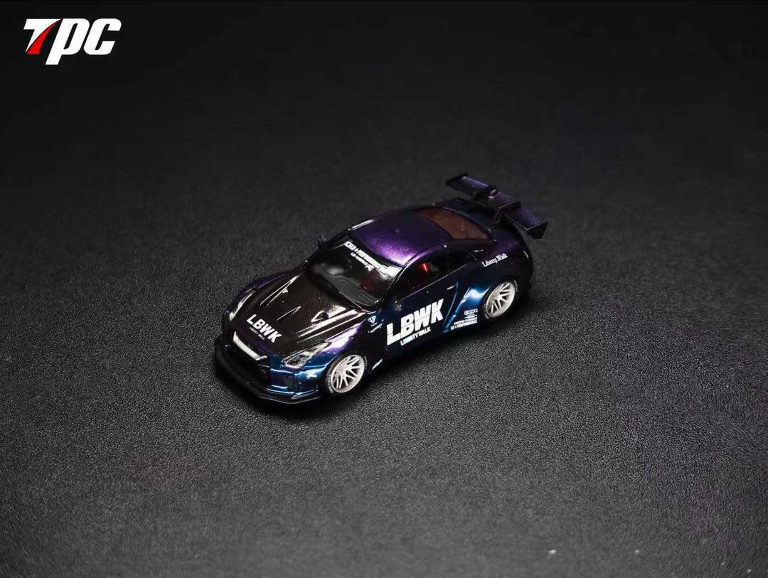 TPC 1:64 Nissan LBWK GTR R35 Midnight Purple - Imagen 5