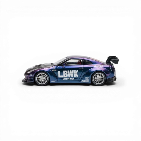 TPC 1:64 Nissan LBWK GTR R35 Midnight Purple - Imagen 8