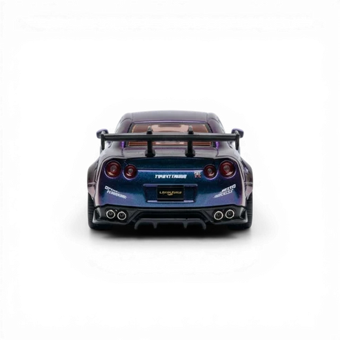 TPC 1:64 Nissan LBWK GTR R35 Midnight Purple - Imagen 6