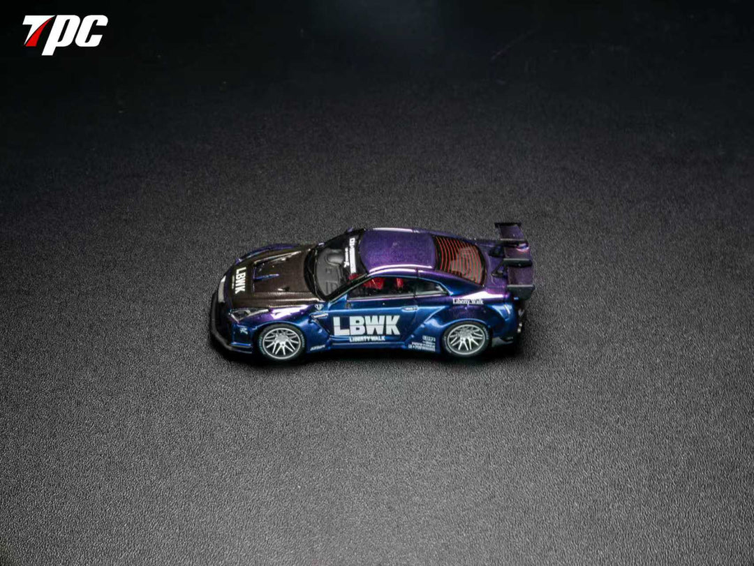 TPC 1:64 Nissan LBWK GTR R35 Midnight Purple - Imagen 4